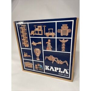 KAPLA Wooden Construction Set: 100 Building Planks - Educational Toy